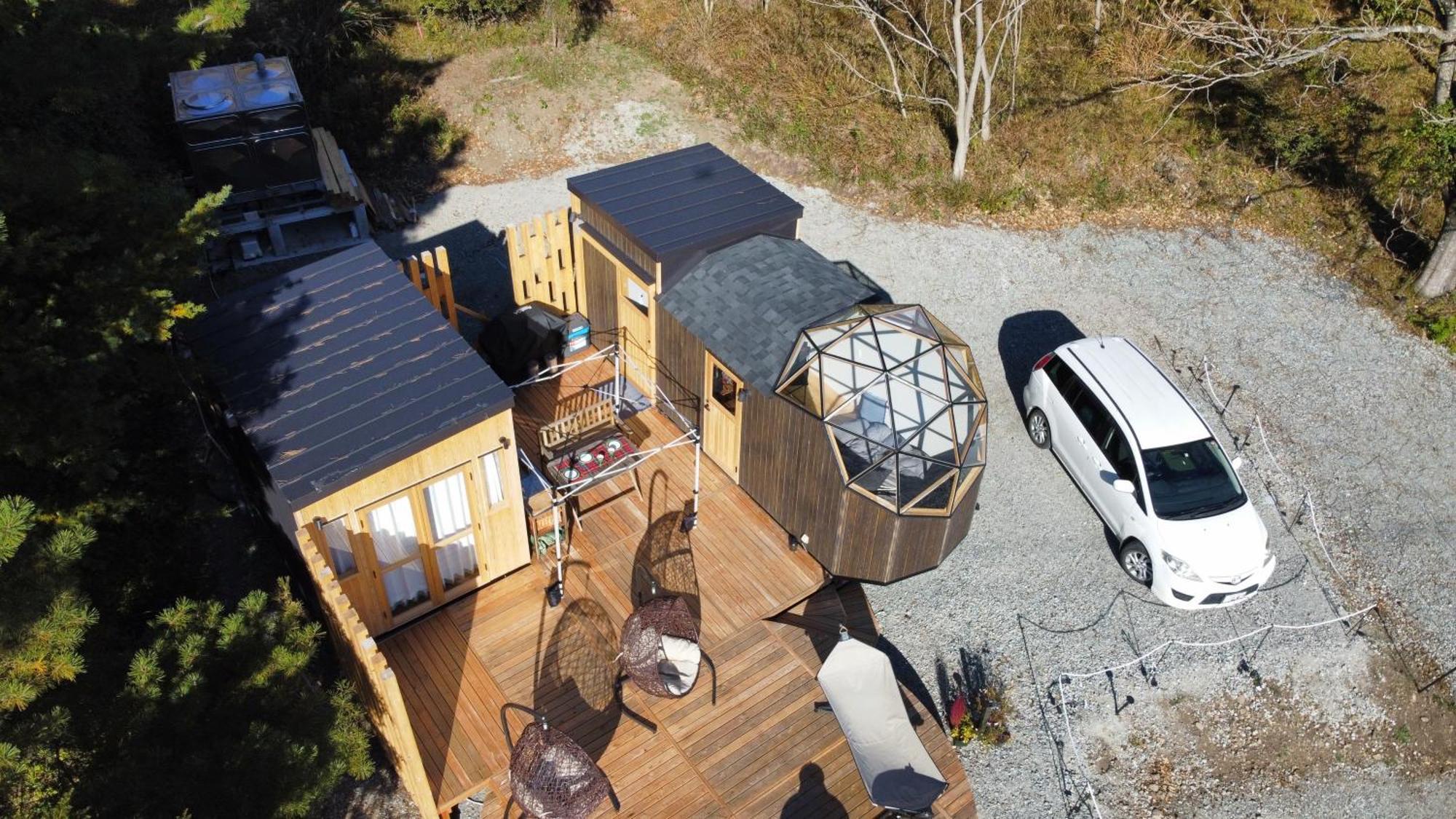 Fuji Dome Glamping Hotel Fujikawaguchiko Ngoại thất bức ảnh