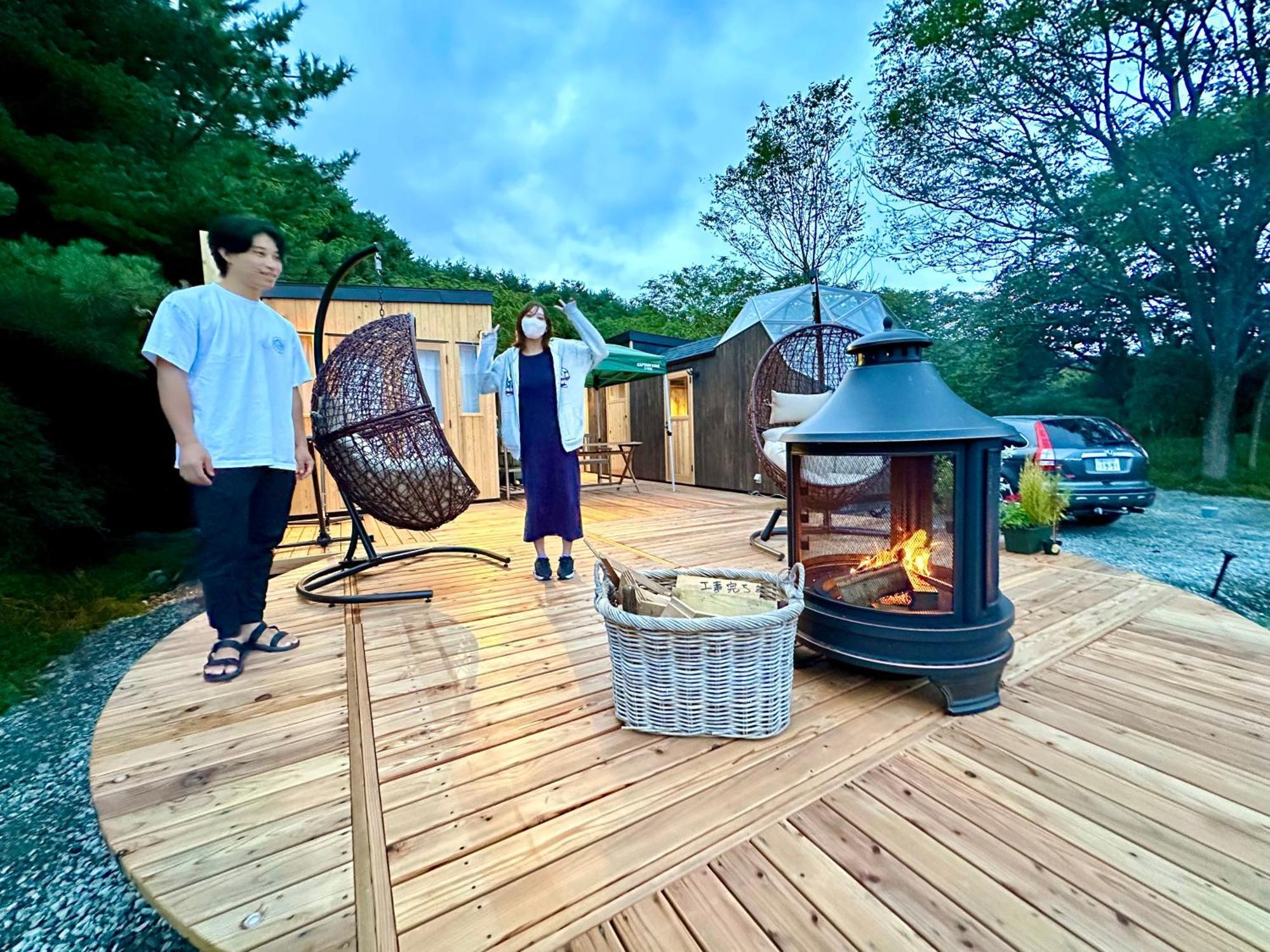 Fuji Dome Glamping Hotel Fujikawaguchiko Ngoại thất bức ảnh