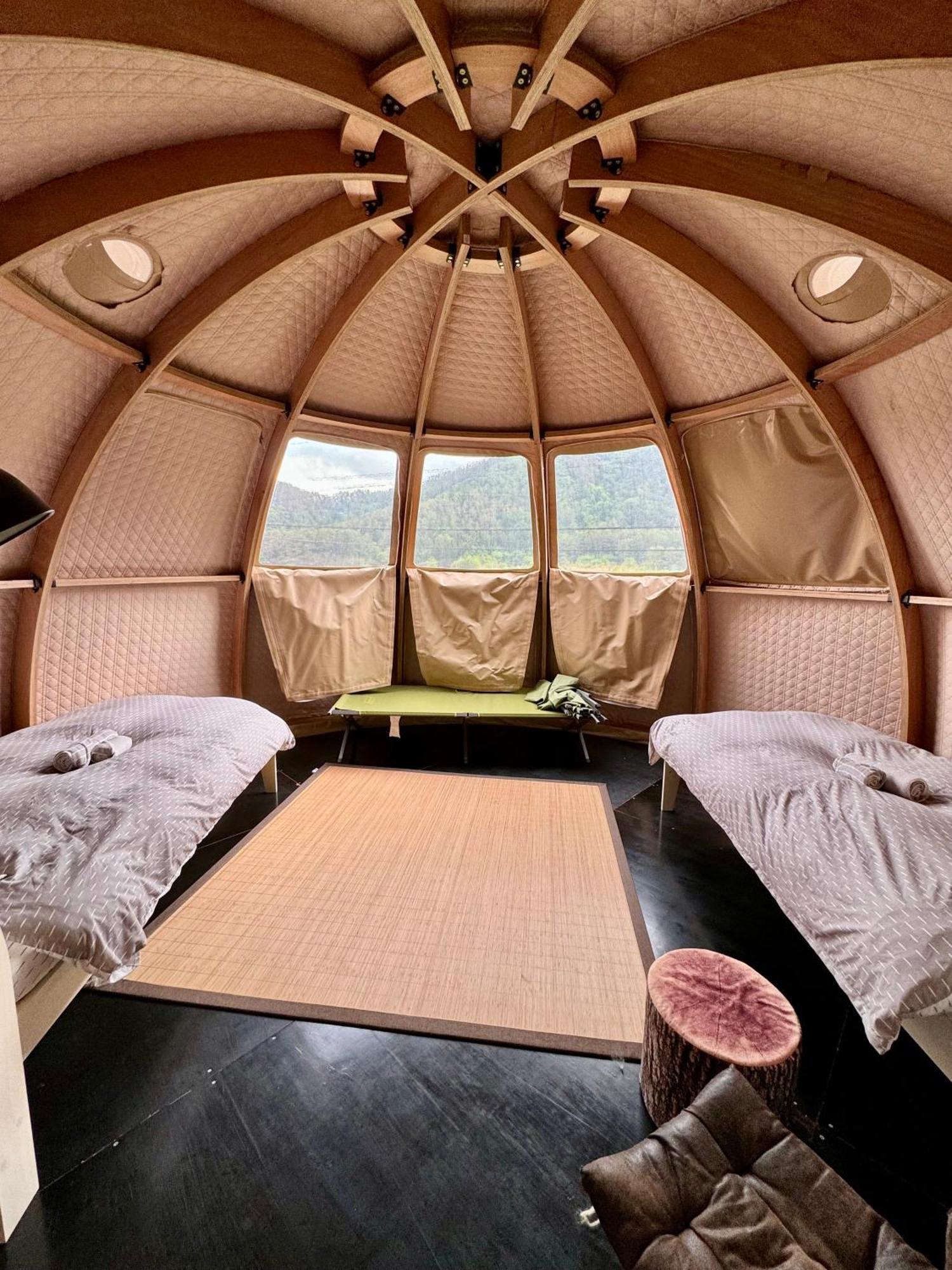 Fuji Dome Glamping Hotel Fujikawaguchiko Ngoại thất bức ảnh