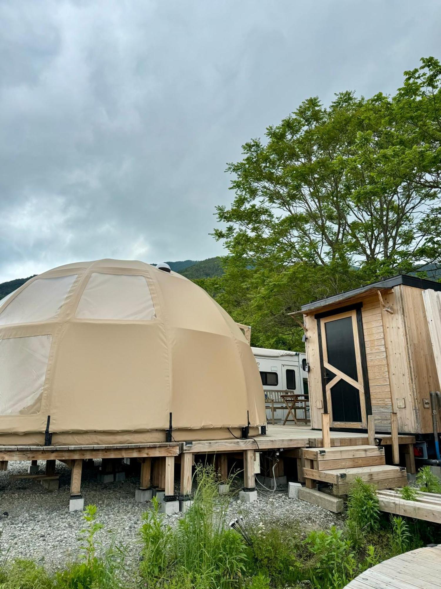 Fuji Dome Glamping Hotel Fujikawaguchiko Ngoại thất bức ảnh