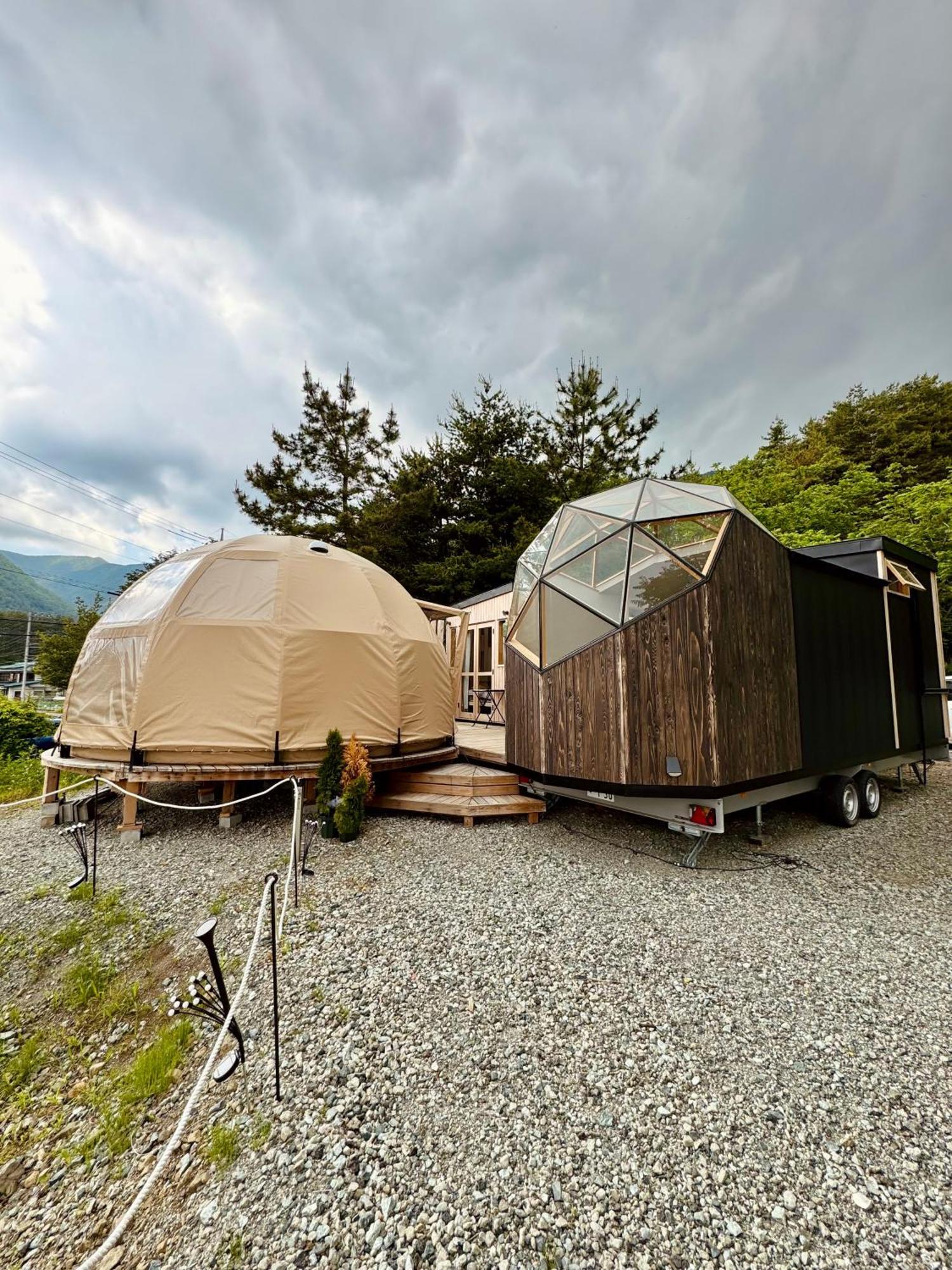 Fuji Dome Glamping Hotel Fujikawaguchiko Ngoại thất bức ảnh